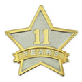 Year of Service Star Pin - 11 Year